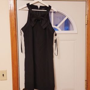 NWT Tahari ASL sleeveless front bow Shift Dress Size 14